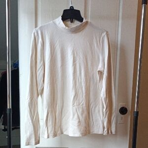 St. John's Bay White Turtleneck Sweater